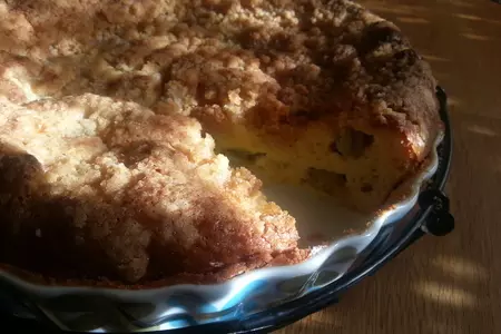Клафути с карамельной крошкой и крыжовником: шаг 8