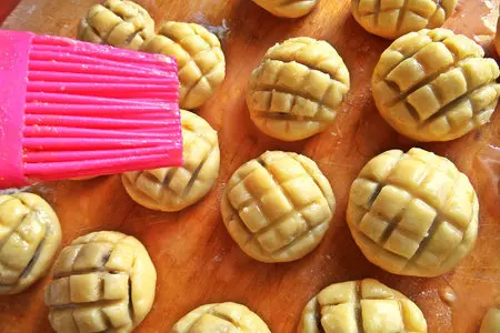 Песочное печенье с ананасовой начинкой: шаг 7