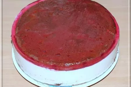 Торт "птичье молоко" на брауни: шаг 15