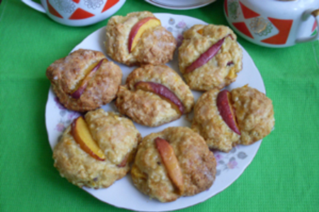 Творожное печенье с нектаринами: шаг 8