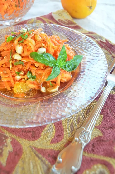 Морковный салат с апельсинами и зирой: шаг 7