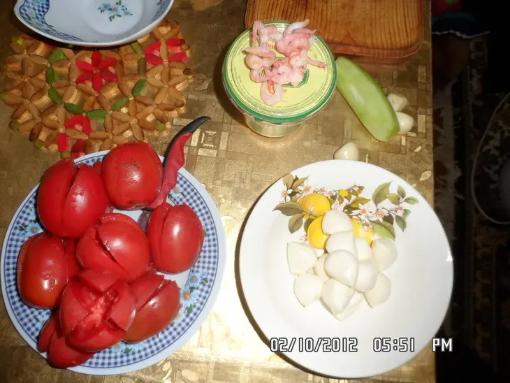 Закуска "тюльпан" с моцареллой: шаг 2
