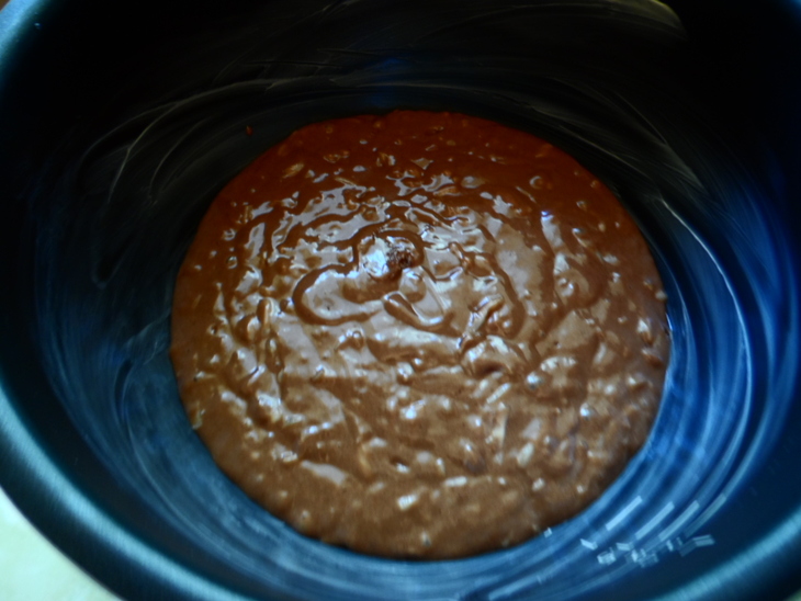 Шоколадно-ванильный кекс с кабачком "лорик": шаг 3