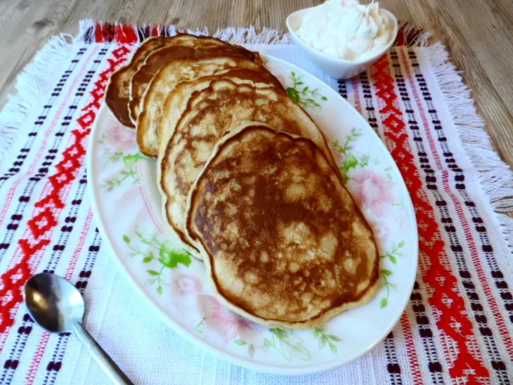 Блинчики с кабачком и цельнозерновой мукой: шаг 4