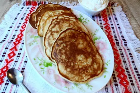 Блинчики с кабачком и цельнозерновой мукой: шаг 4