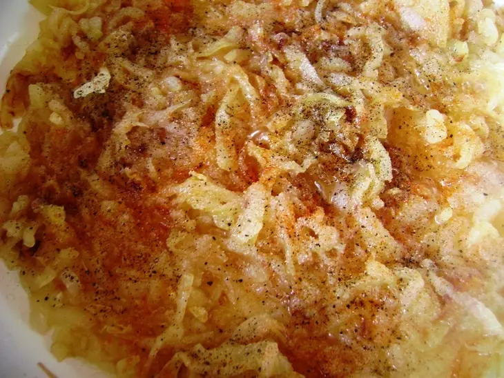 Пирог хлебный с мясной начинкой: шаг 3