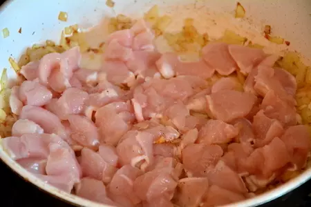 Пирог с курицей и шампиньонами: шаг 7