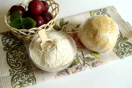 Сливовый пирог с безе ( тест-драйв): шаг 2