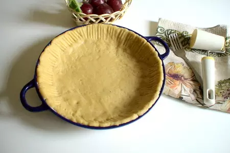 Сливовый пирог с безе ( тест-драйв): шаг 4