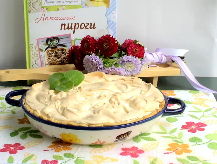 Сливовый пирог с безе ( тест-драйв): шаг 8