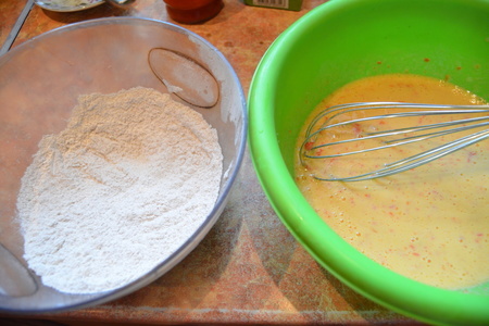 Сырный пирог с фрикадельками из индейки в мультиварке: шаг 4