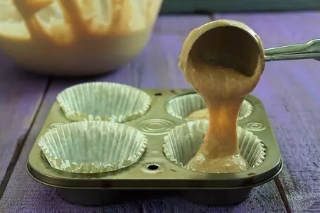 Банановые маффины с корицей: шаг 4