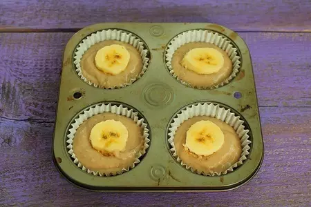 Банановые маффины с корицей: шаг 5