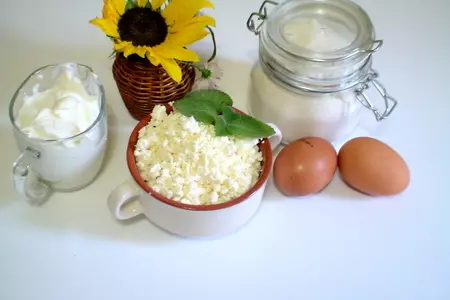 Пай с творогом , изюмом и мятой (тест-драйв): шаг 1