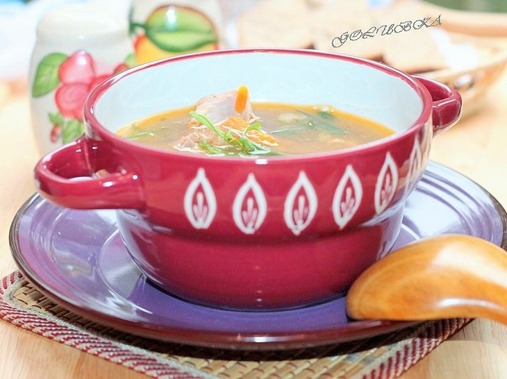 Гороховый суп со свиными ребрышками и овощами: шаг 7