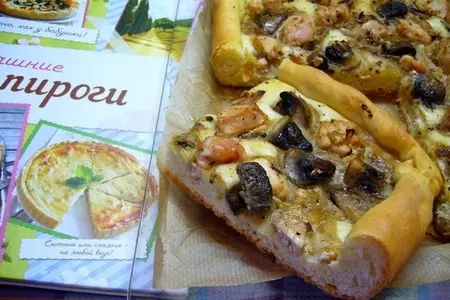 Пирог с курицей и шампиньонами (тест-драйв): шаг 8