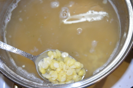 Гороховый суп с фрикадельками и куркумой : шаг 5