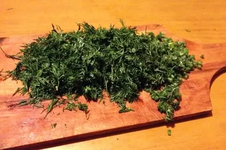 Маффинсы с кижучем и укропом: шаг 1