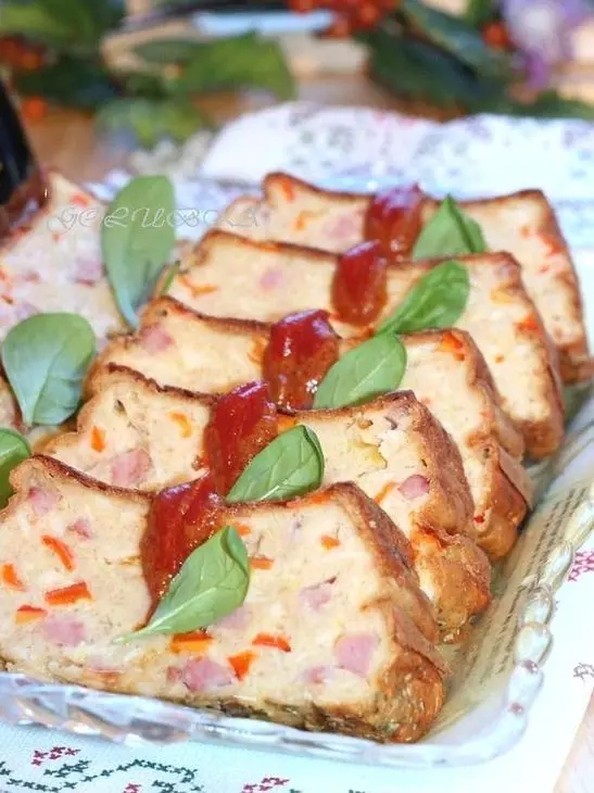 Ветчинно-кабачковый кекс: шаг 12