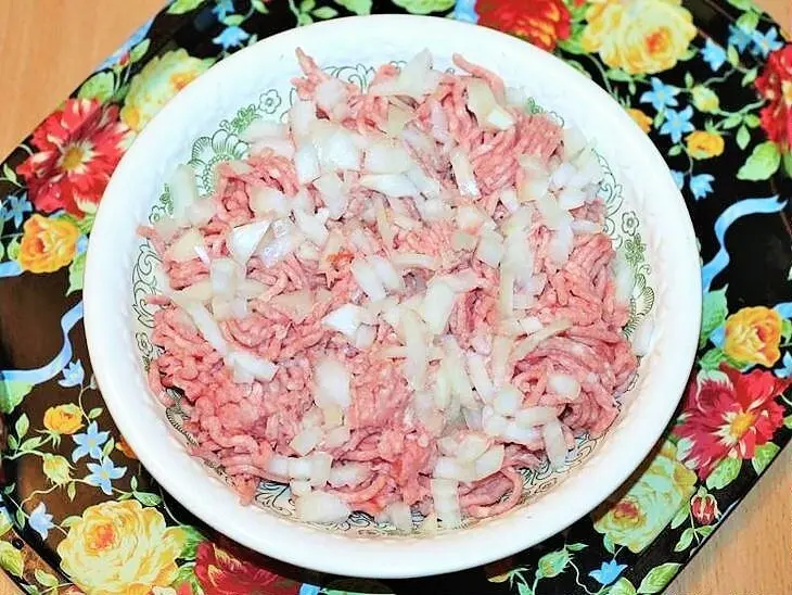 Мясной торт с цветной капустой: шаг 3