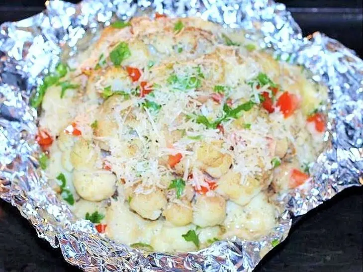 Мясной торт с цветной капустой: шаг 8