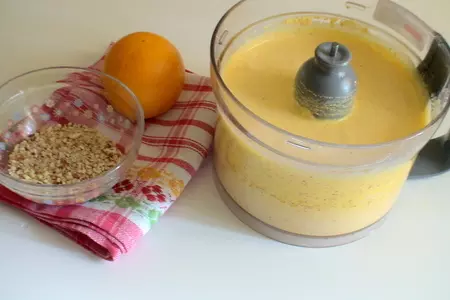 Морковный творожник с апельсиново-миндальными нотками: шаг 4