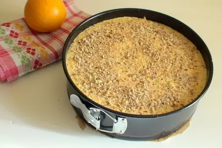 Морковный творожник с апельсиново-миндальными нотками: шаг 6