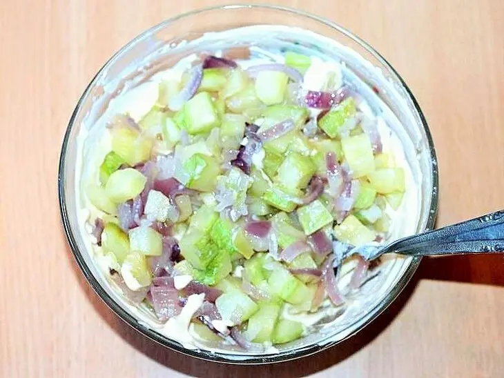 Кабачковая запеканка со сливочным сыром: шаг 5