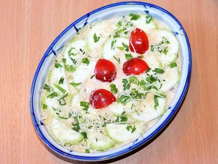 Кабачковая запеканка со сливочным сыром: шаг 7
