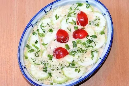 Кабачковая запеканка со сливочным сыром: шаг 7