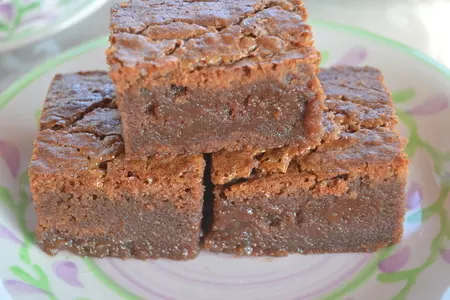 Брауни с соленой карамелью (воскресный обед "визит дамы"): шаг 7