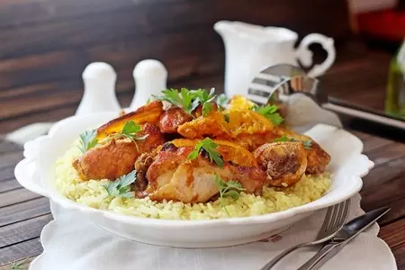 Курица с апельсинами: шаг 9