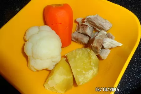Супчик-пюре перед сном для малютки: шаг 1