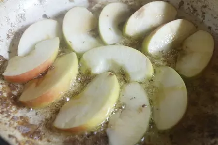 Печень куриная по-берлински. воскресный обед "яблочное настроение": шаг 2