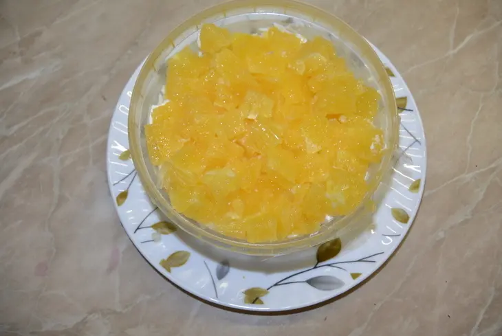 Салат из сыра с апельсинами: шаг 9