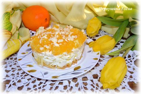 Салат из сыра с апельсинами: шаг 10