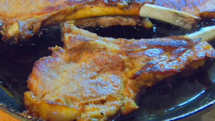 Мясо на кости с кисло-сладким перцем: шаг 2