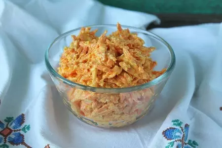 Жаркое из куриных желудков и морковный салат ( простой деревенский обед) фм: шаг 12