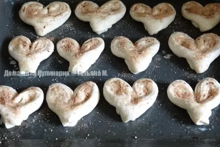 Сладкие плюшки – сердечки: шаг 5