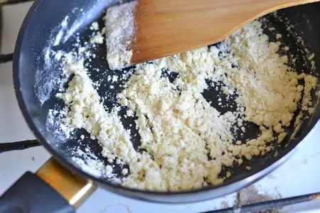 Корзиночки из кабачков с лесными грибами: шаг 8
