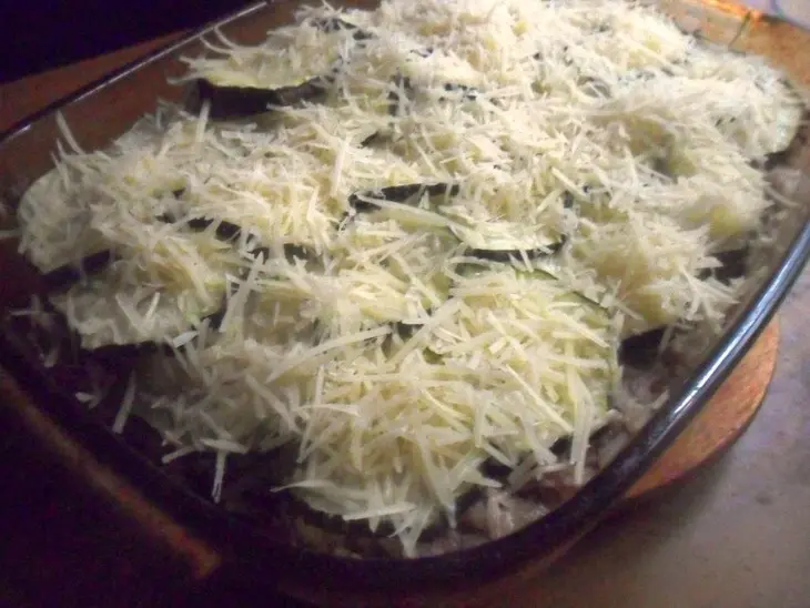Мясная запеканка с рисом и кабачками: шаг 7
