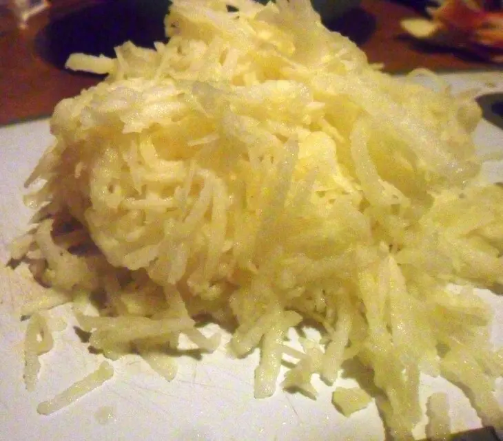 Яблочно-апельсиновый манник: шаг 3
