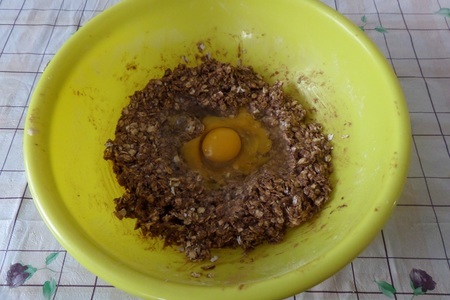 Овсяное печенье с какао и кокосовой стружкой: шаг 5