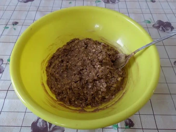 Овсяное печенье с какао и кокосовой стружкой: шаг 6