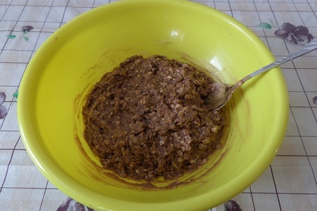 Овсяное печенье с какао и кокосовой стружкой: шаг 6