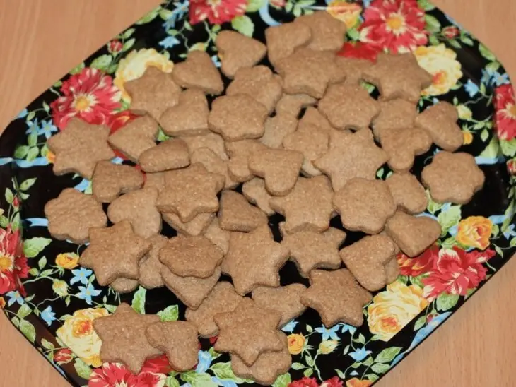 Печенье из гречневой муки с творогом и шоколадом: шаг 10