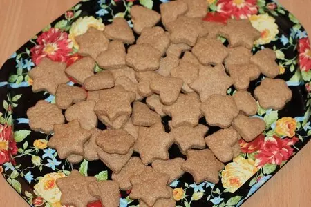 Печенье из гречневой муки с творогом и шоколадом: шаг 10