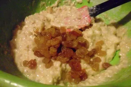 Овсяные маффины с яблоками и изюмом: шаг 5