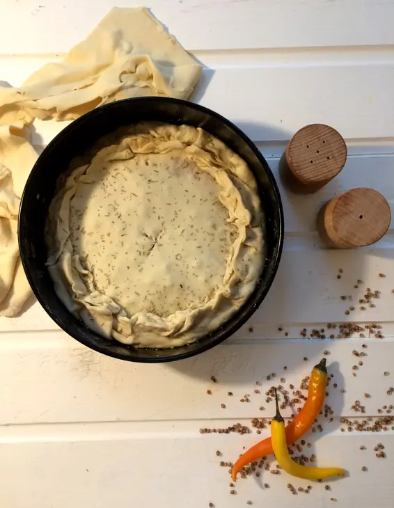 Закрытый мясной пирог: шаг 8