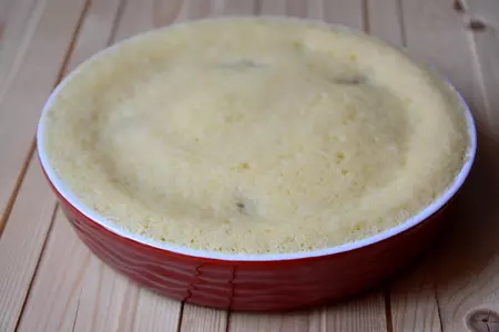 Манник с вялеными сливами из микроволновки: шаг 7